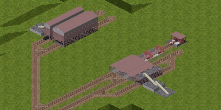 ばら積み用貨物駅セット